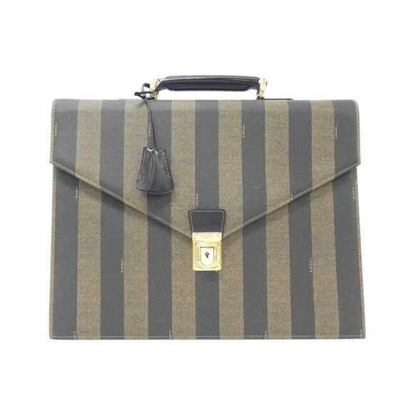 Fendi Coated Canvas Black Handbags